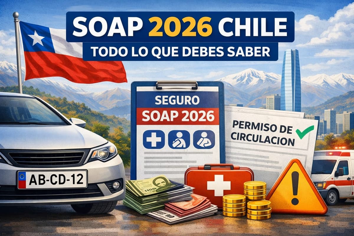 SOAP 2026 en Chile: qué es, qué cubre y cómo comprarlo para el permiso de circulación